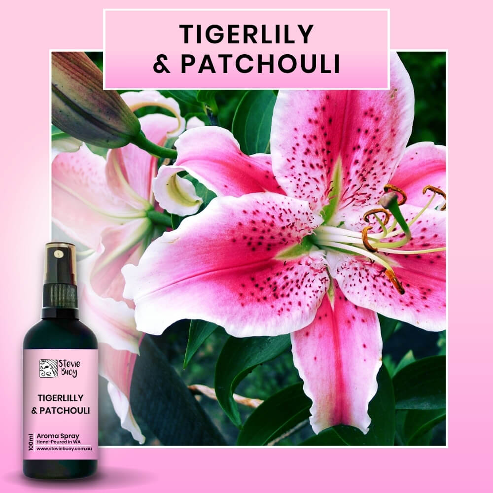 Tigerlily &amp; Patchouli Aroma Spray - 100ml by Stevie Buoy