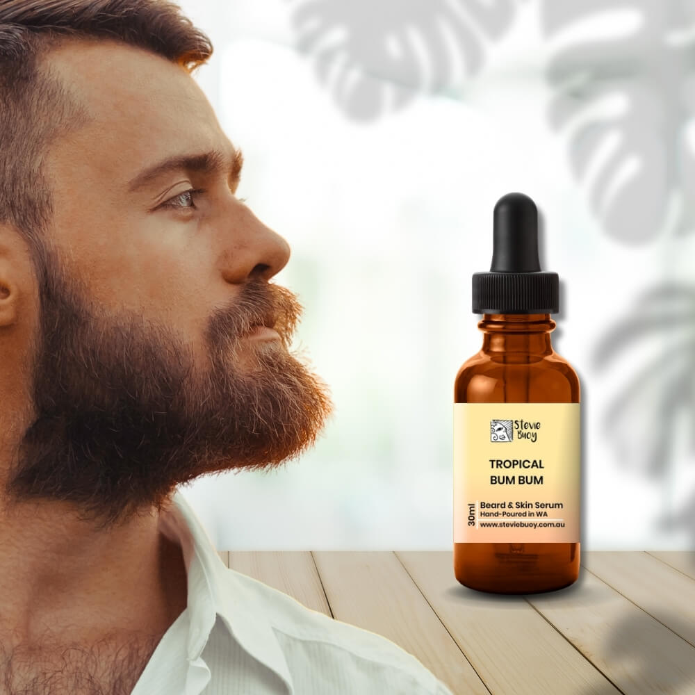 Tropical Bum Bum Beard &amp; Skin Serum - 30ml by Stevie Buoy ?? Shop now!!