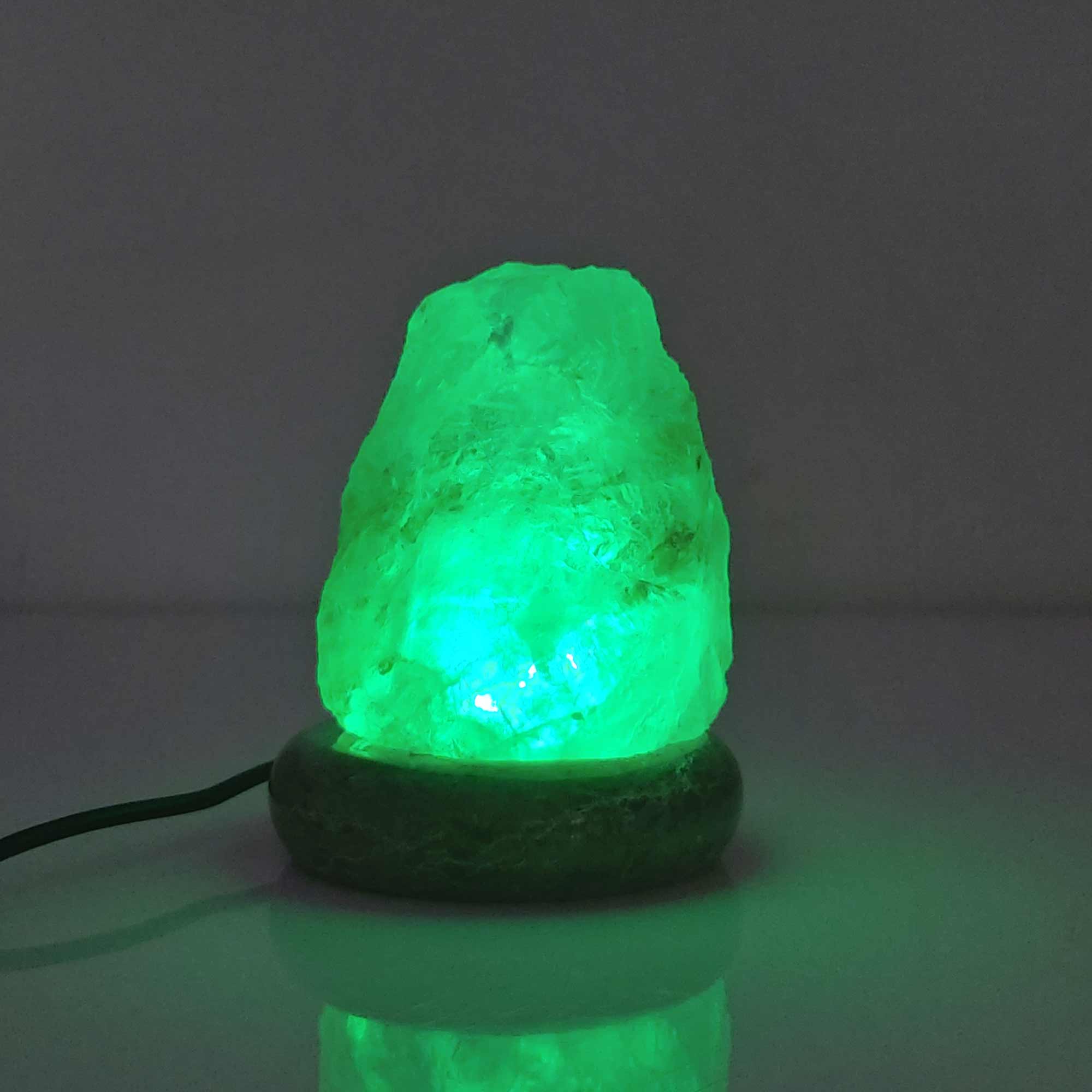 Usb Colour Changing Salt Himalayan Lamp - Natural Shape Pink Rock Led Light - by Stevie Buoy