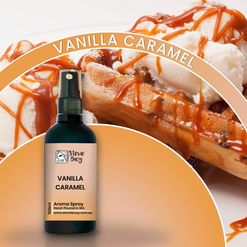 Vanilla Caramel Aroma Spray - 100ml by Stevie Buoy