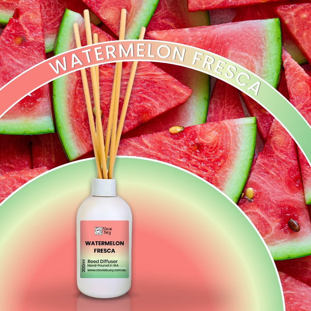 Watermelon Fresca Reed Diffuser - 200ml by Stevie Buoy