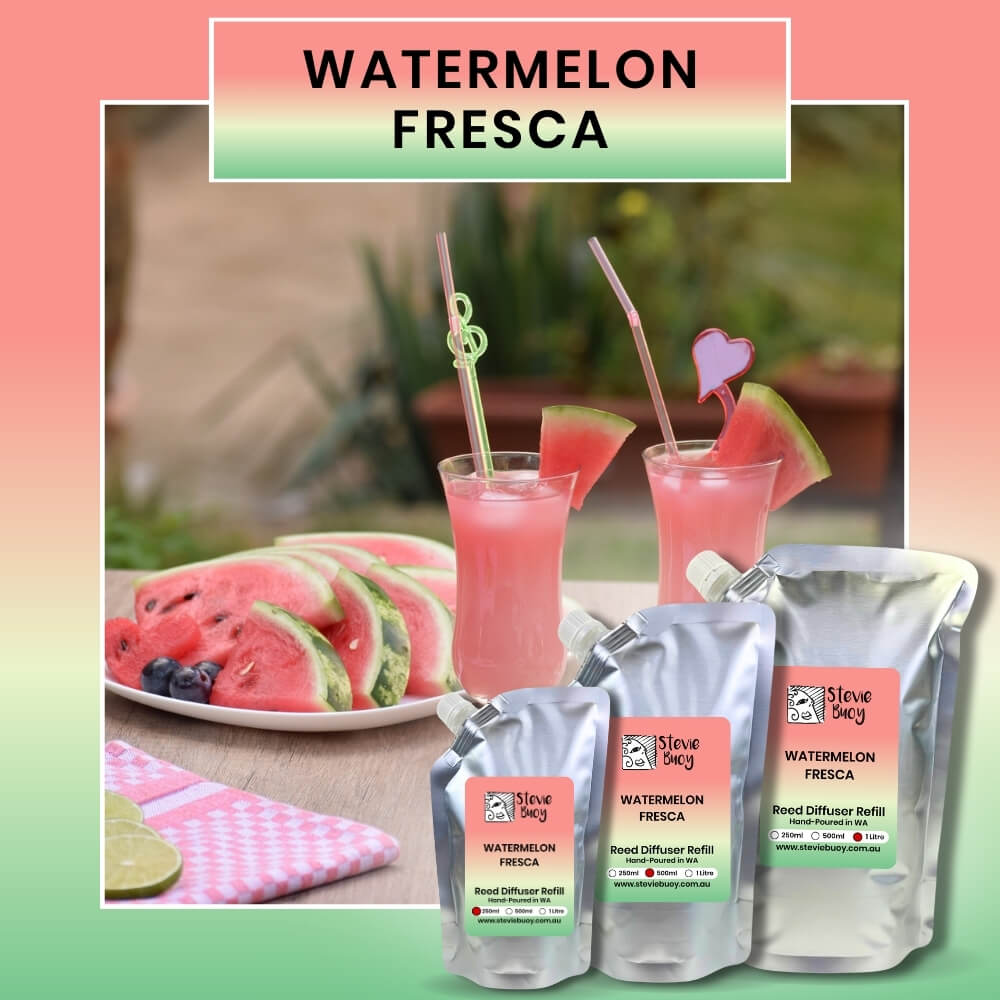 Watermelon Fresca Reed Diffuser Refill - by Stevie Buoy