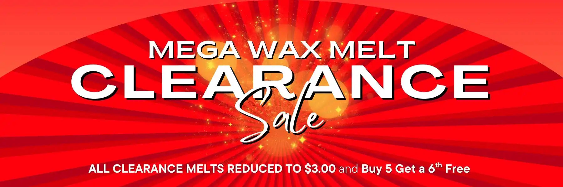 Wax melt clearance sale.