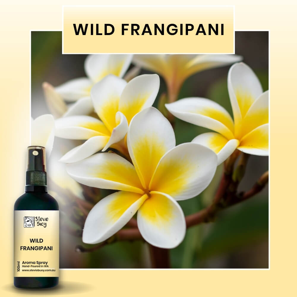 Wild Frangipani Aroma Spray - 100ml by Stevie Buoy