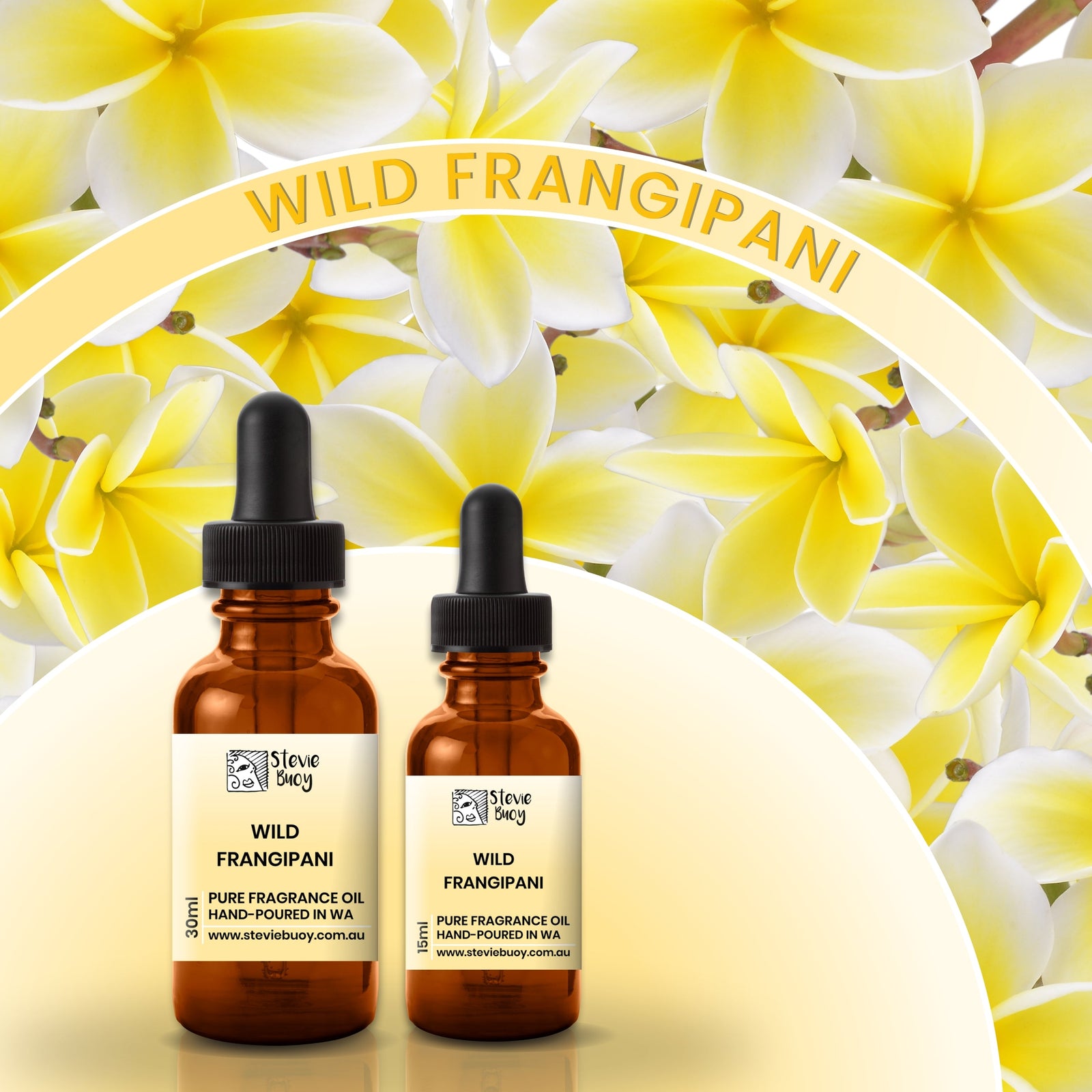 Wild Frangipani Fragrance Oil for Aroma Diffusers - by Stevie Buoy