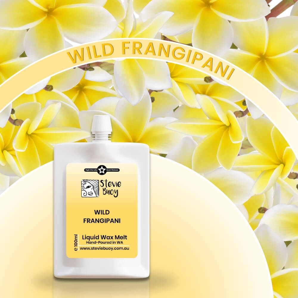 Wild Frangipani Liquid Wax Melts - by Stevie Buoy